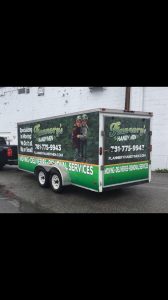 Flannery's moving and U-fill storage truck