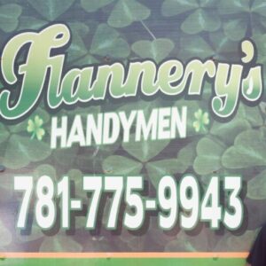 cropped flannery handymen truck logo