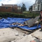 demolition and cleanup services at a home by Flannery's Handymen