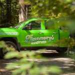 Flannery's Handymen green truck