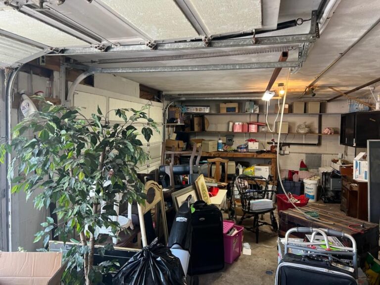 messy garage
