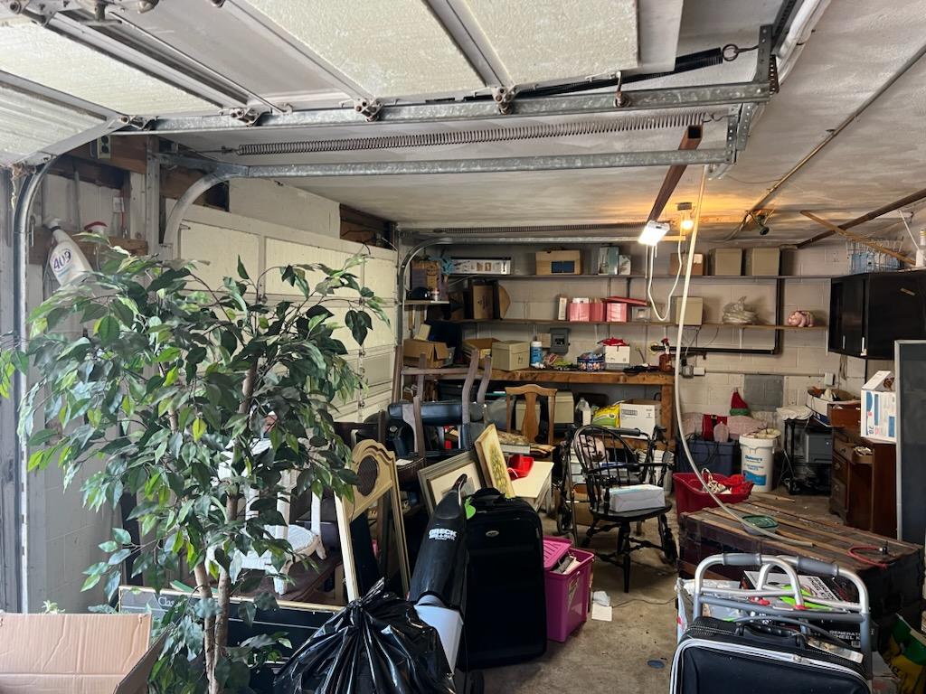 messy garage